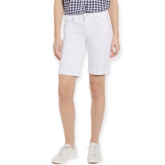 Lucky Brand White Women's Bermuda Shorts - Picture 1 of 13